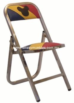 SILLA PLEGABLE INFANTIL TAPIZADA